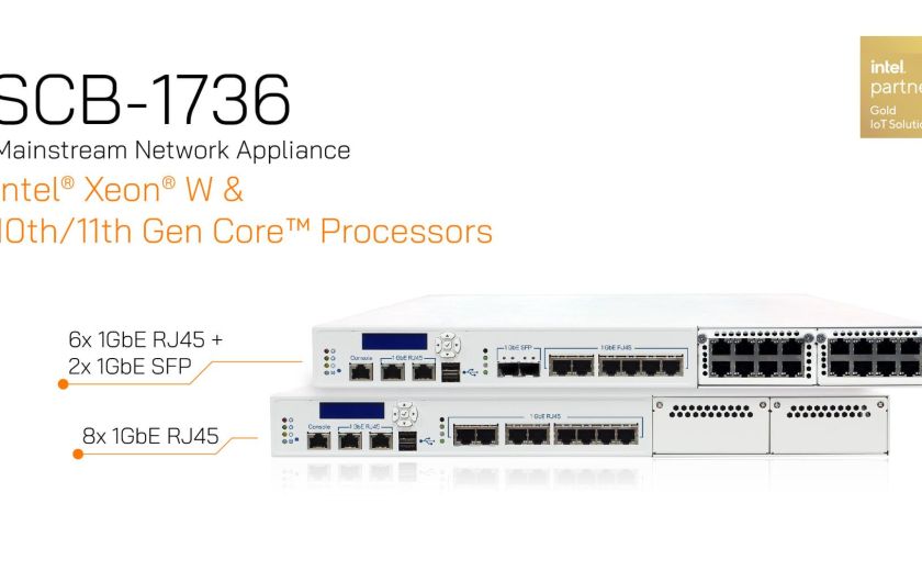 Network Appliance SCB-1736 由 Xeon W 和 Core i 提供动力
