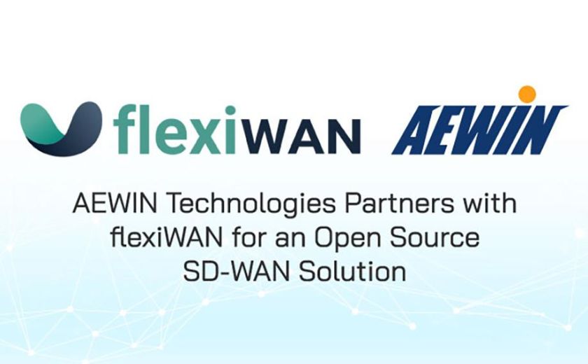 AEWIN科技與flexiWAN合作推出開源SD-WAN解決方案