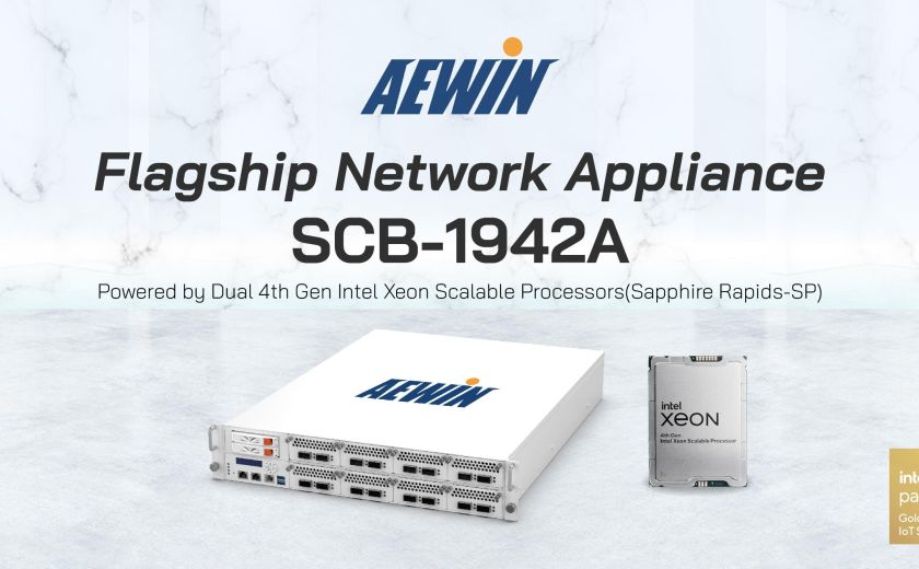AEWIN Flagship Model SCB-1942A, Powered by Dual Intel 4th Gen Xeon Scalable Processors, Sapphire Rapids-SP