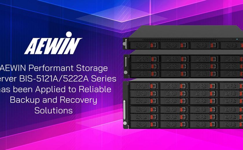 AEWIN Performant Storage Server, BIS-5121A/5222A Series, has been Applied to Reliable Backup and Recovery Solutions