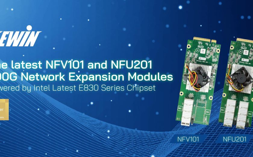 AEWIN Announces the latest NFV101 and NFU201: 200G Network Expansion Modules Powered by Intel Latest E830 Series Chipset