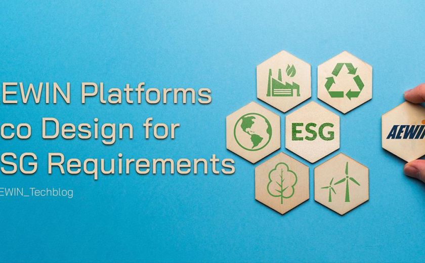 AEWIN Platforms Eco Design for ESG Requirements