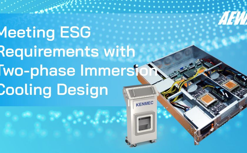Meeting ESG Requirements with Two-phase Immersion Cooling Design