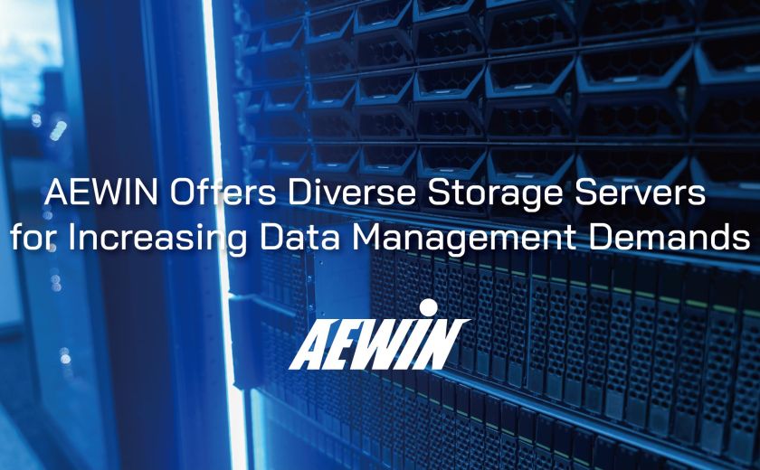 AEWIN Offers Diverse Storage Servers for Increasing Data Management Demands