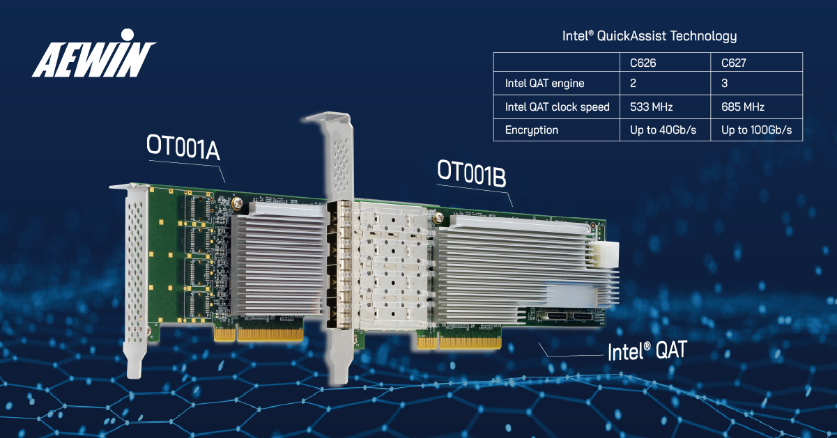 AEWIN QAT CARD OT001 -AEWIN Tech. Network appliance & server