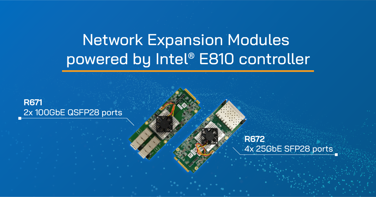 intel E810 network modules