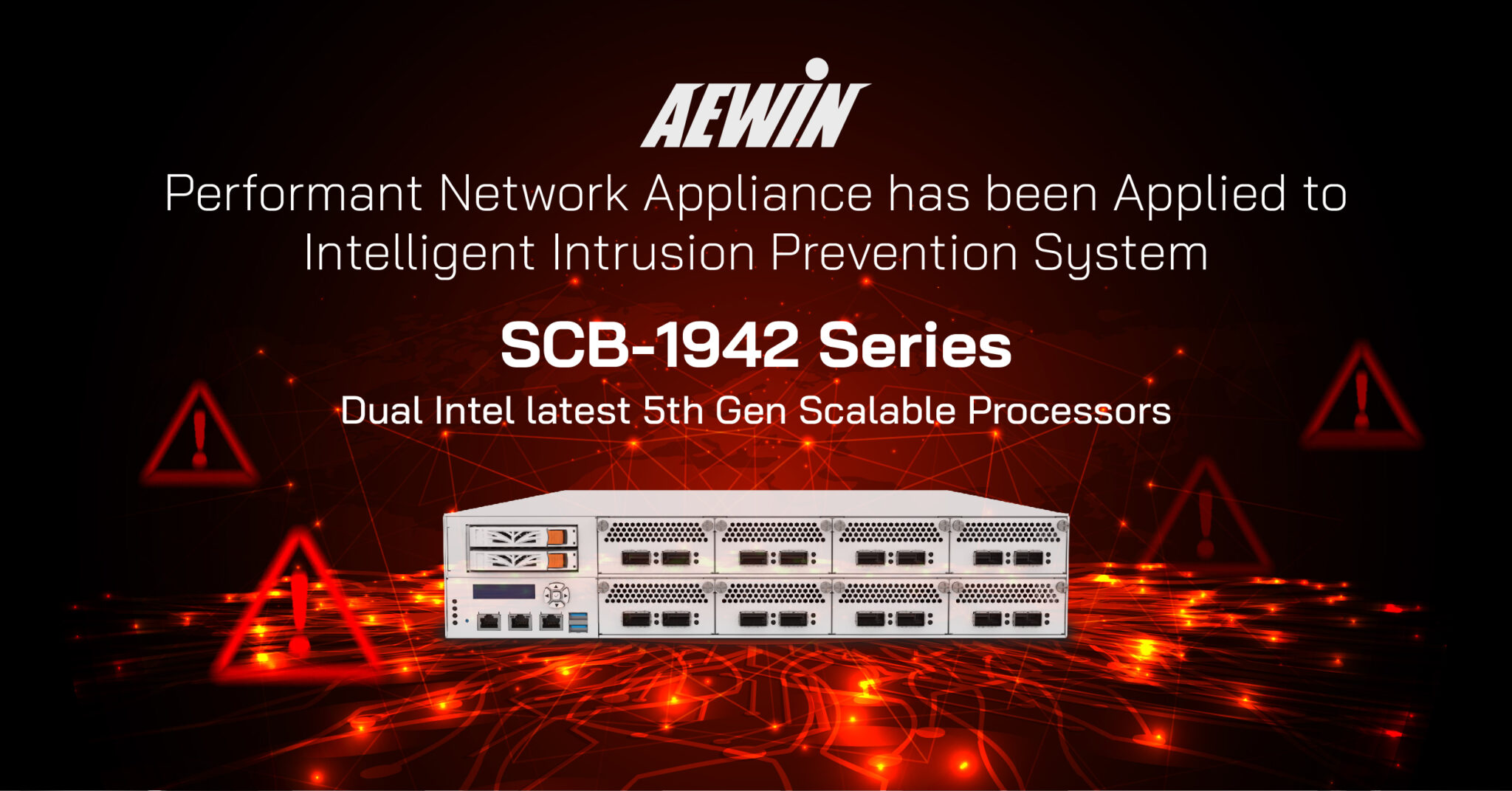 AEWIN Performant Network Appliance, SCB1942 Series, has been Applied
